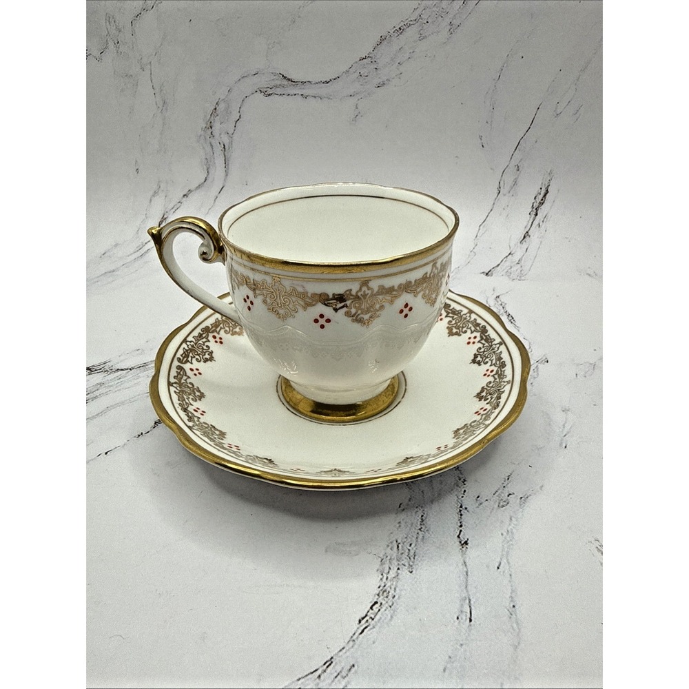 Bell Fine Bone China Made In‎ England Footed Cup and Saucer 4144